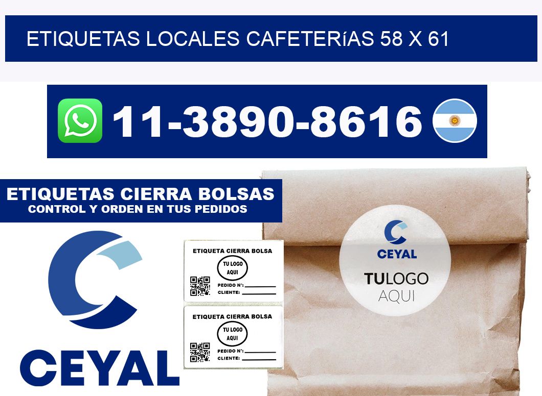 etiquetas locales cafeterías 58 x 61