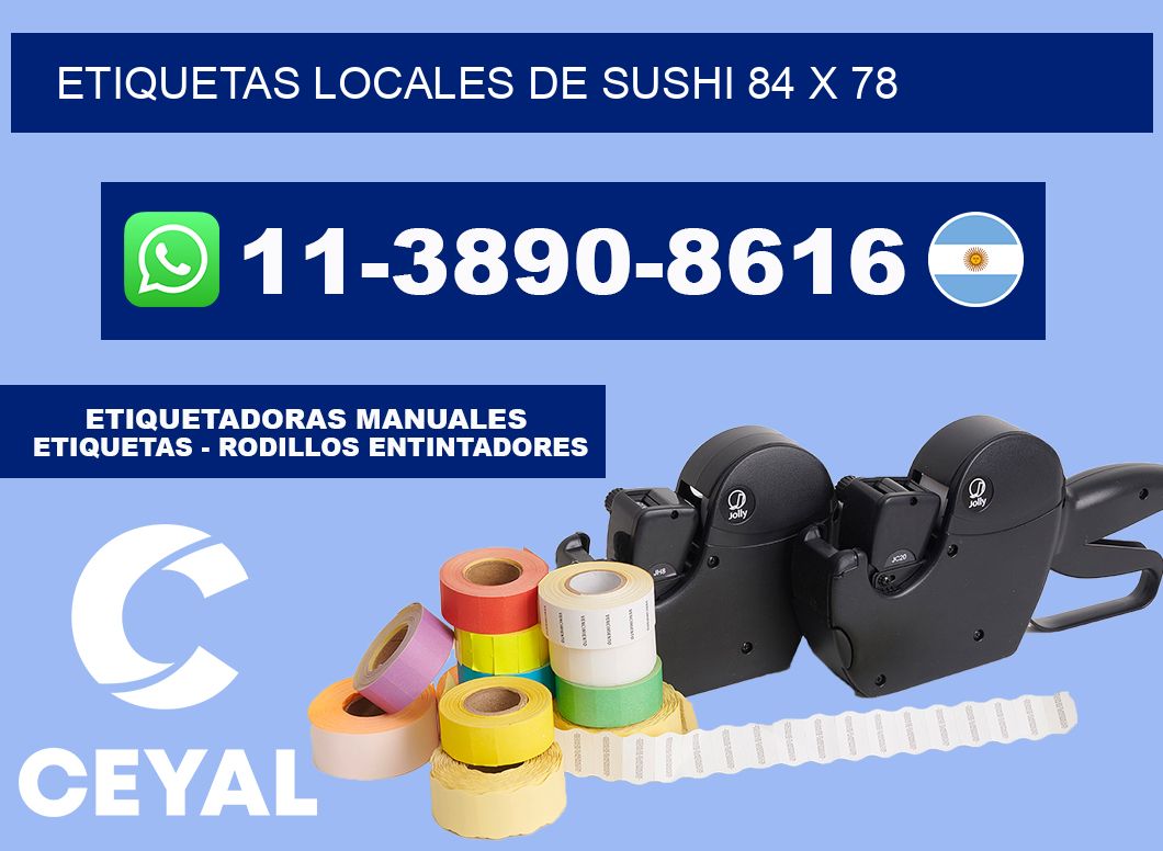 etiquetas locales de sushi 84 x 78