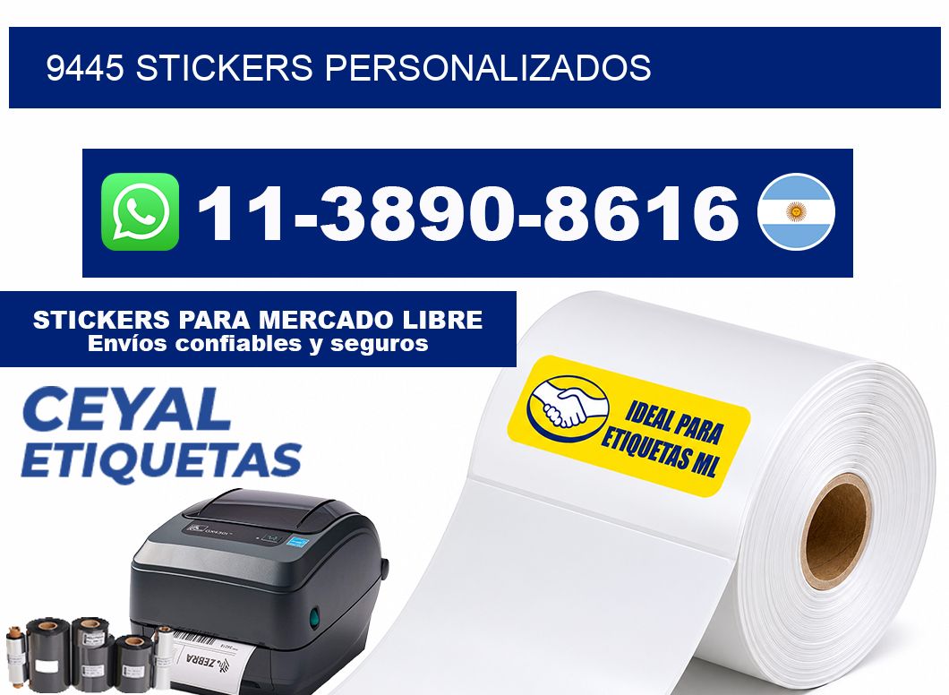 9445 stickers personalizados