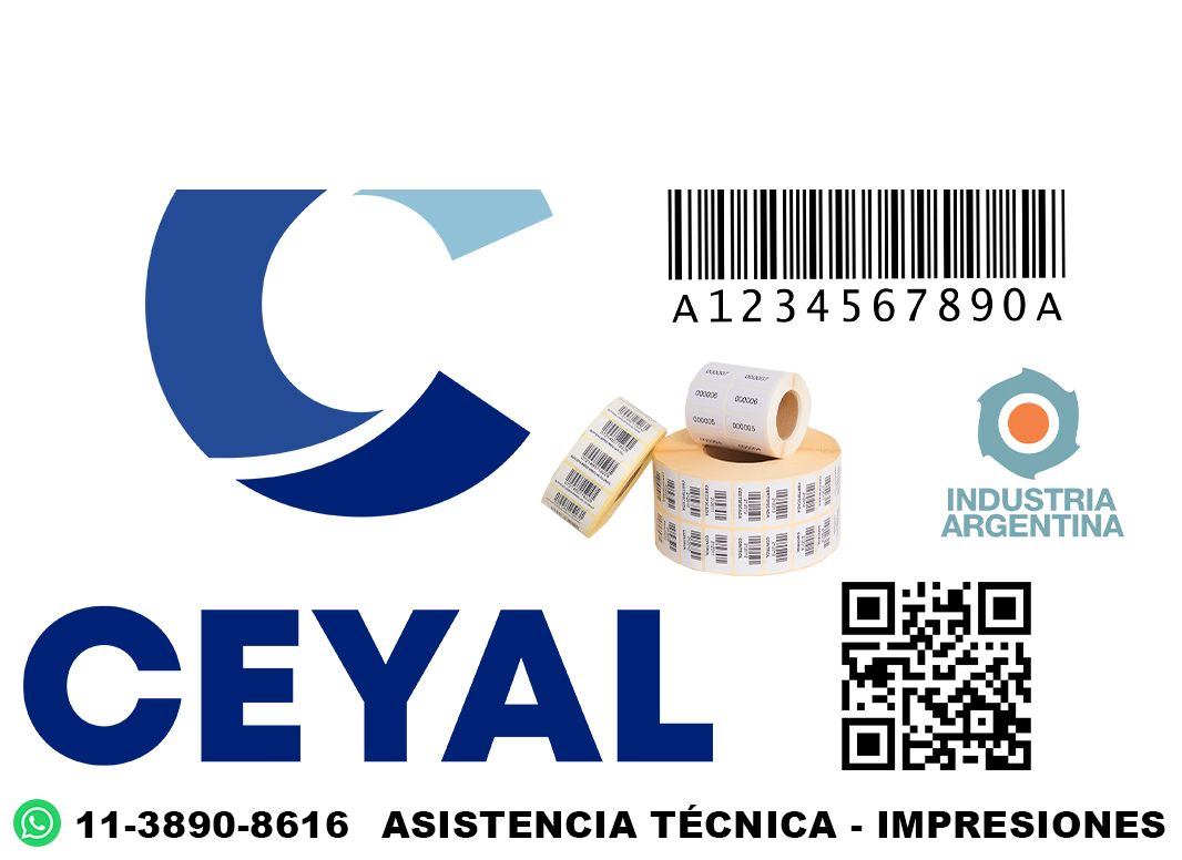 Cómo fabricar etiquetas 86 x 100 adhesivas en rollo?