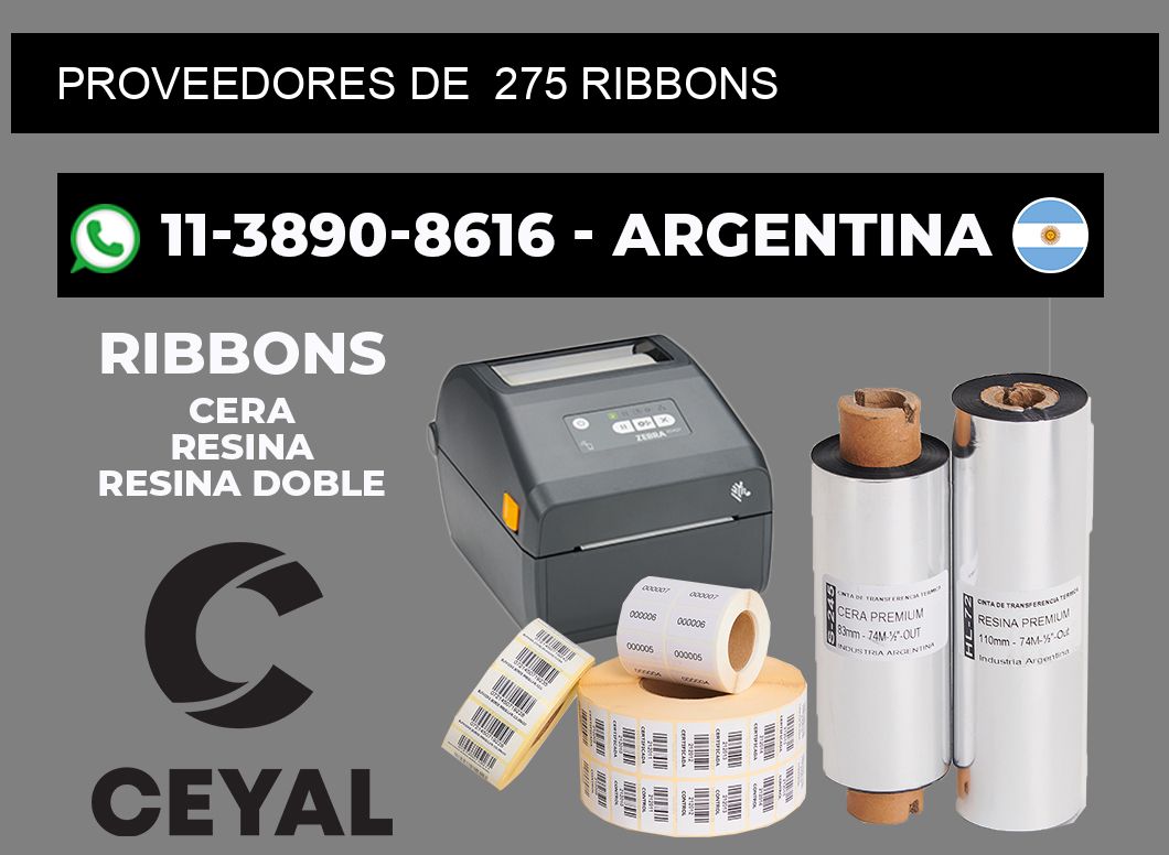 Proveedores de 275 ribbons