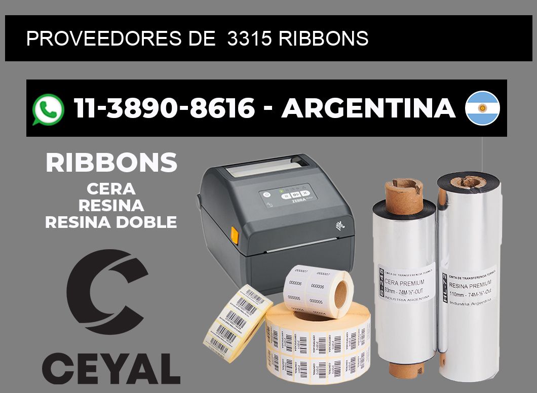 Proveedores de  3315 ribbons