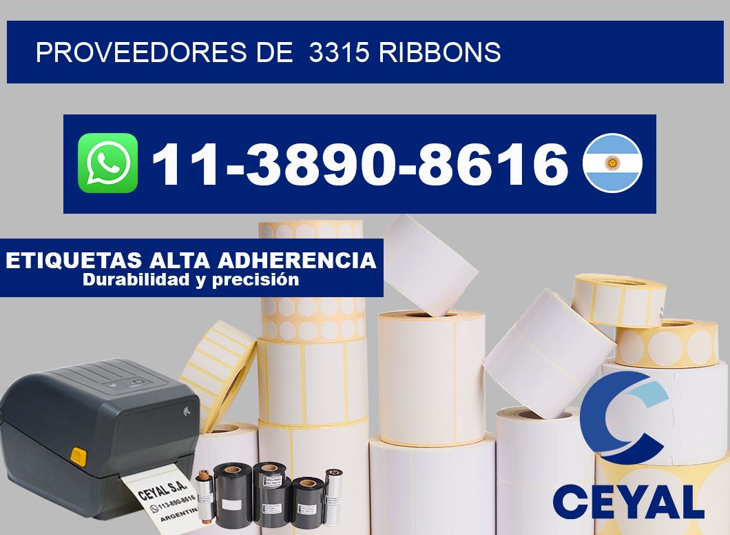 Proveedores de  3315 ribbons