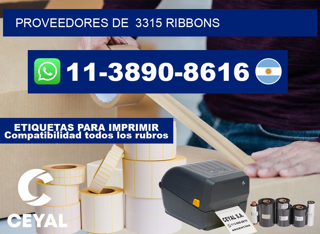 Proveedores de  3315 ribbons