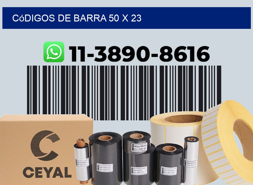 códigos de barra 50 x 23