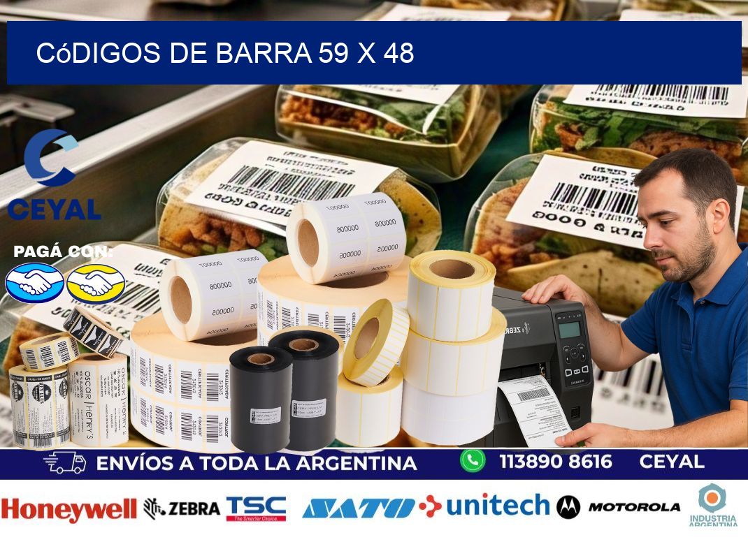 códigos de barra 59 x 48