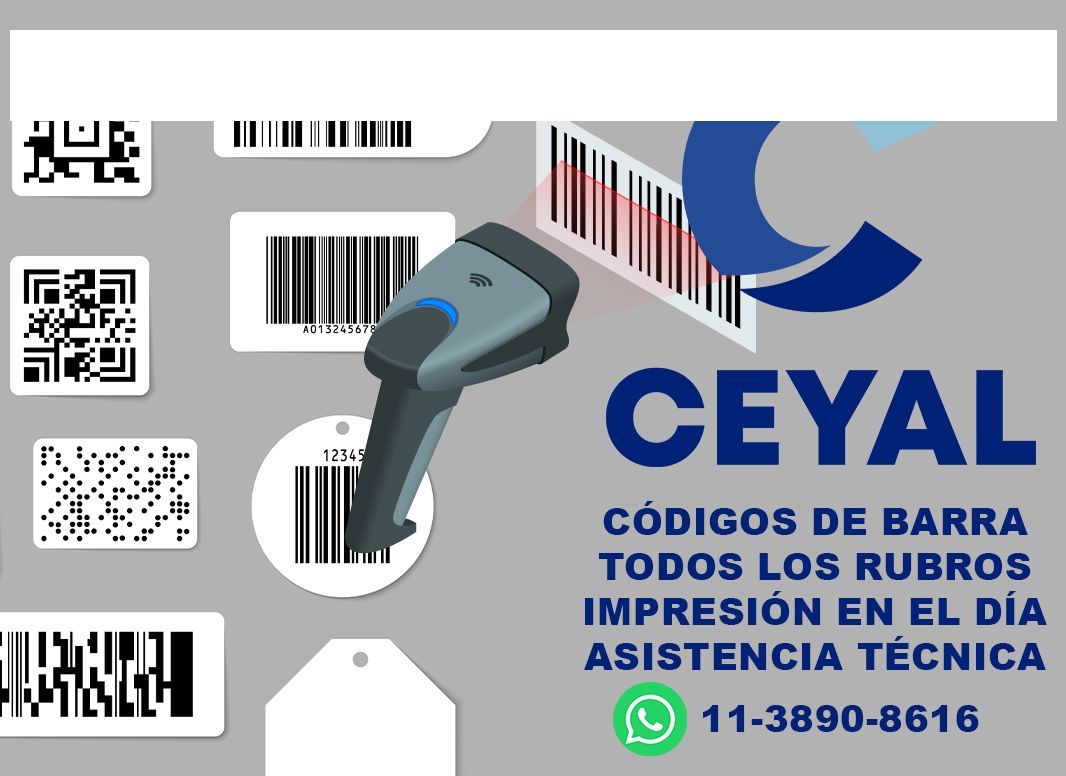 códigos de barra 74 x 89