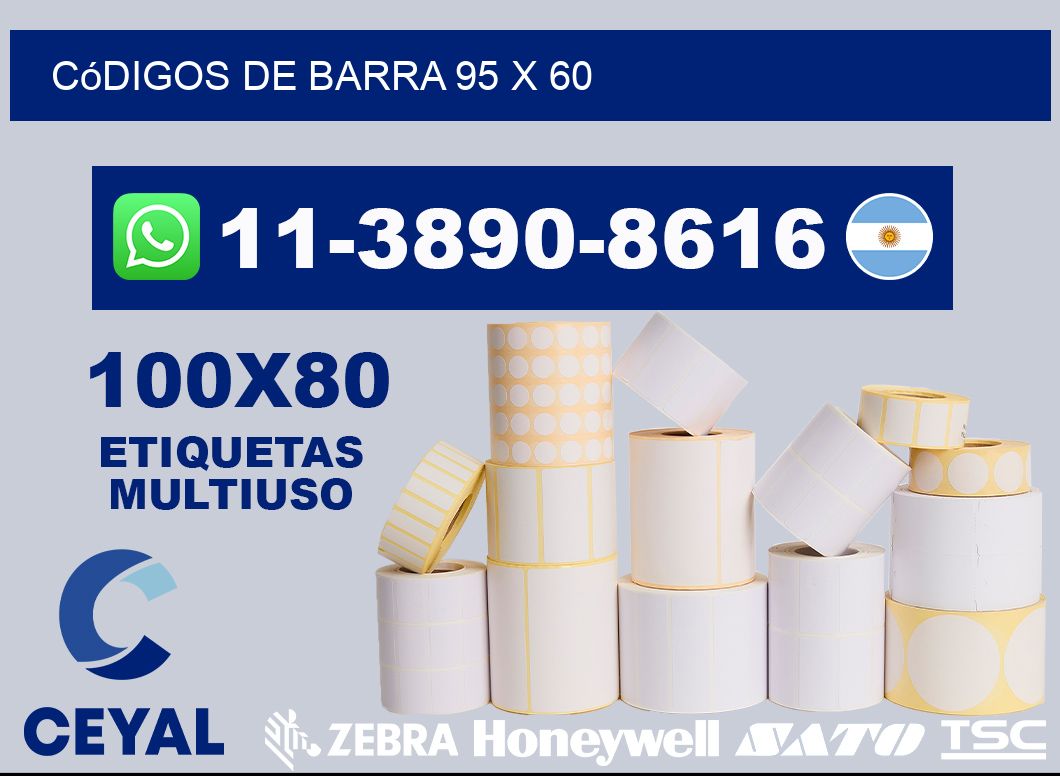 códigos de barra 95 x 60