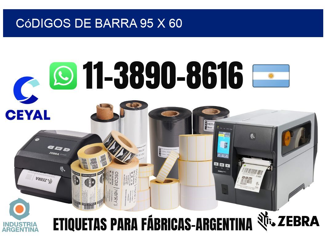códigos de barra 95 x 60