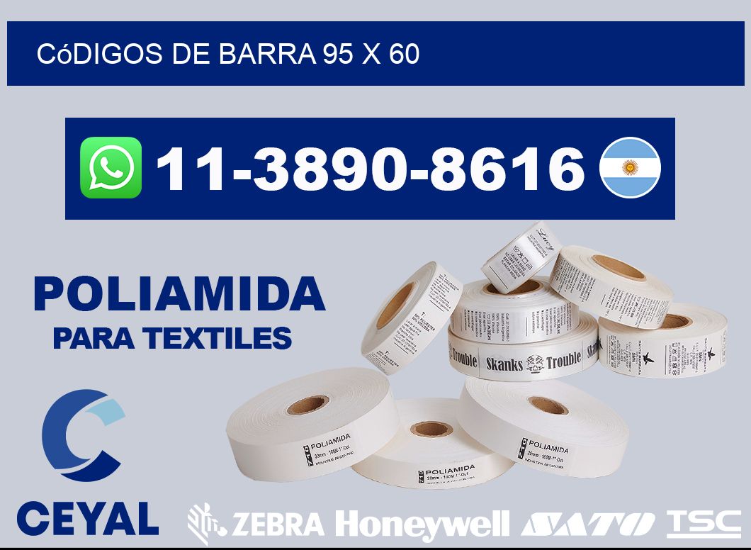 códigos de barra 95 x 60