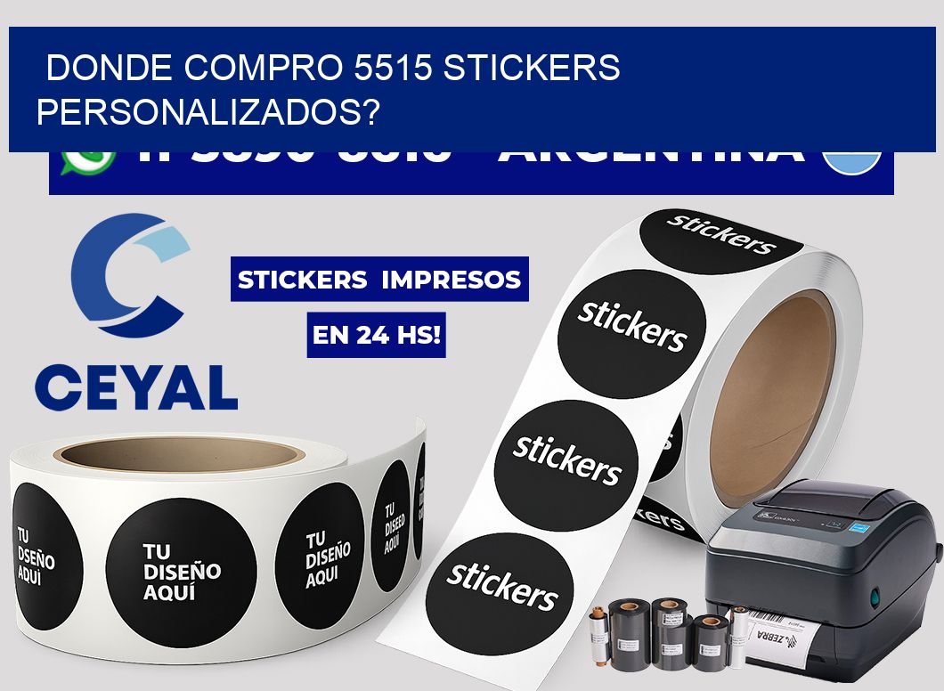 donde compro 5515 stickers personalizados?