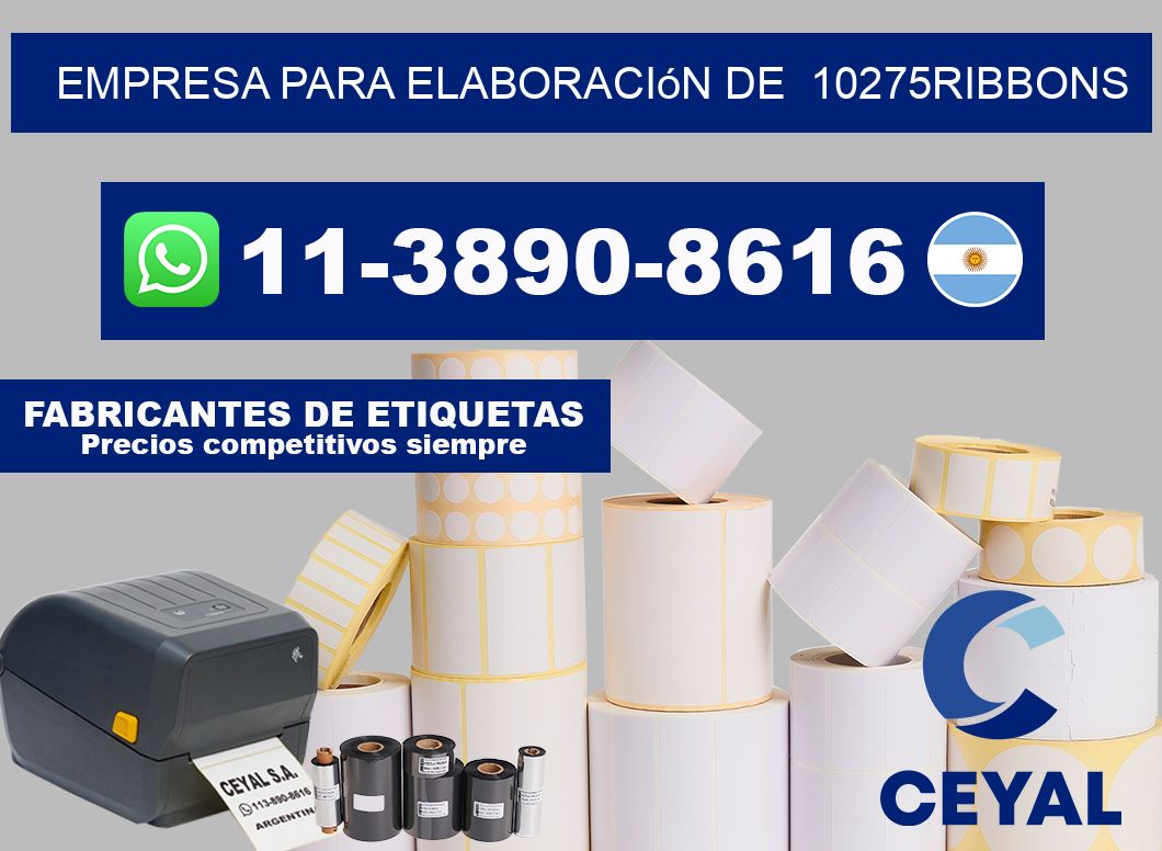 empresa para elaboración de  10275ribbons
