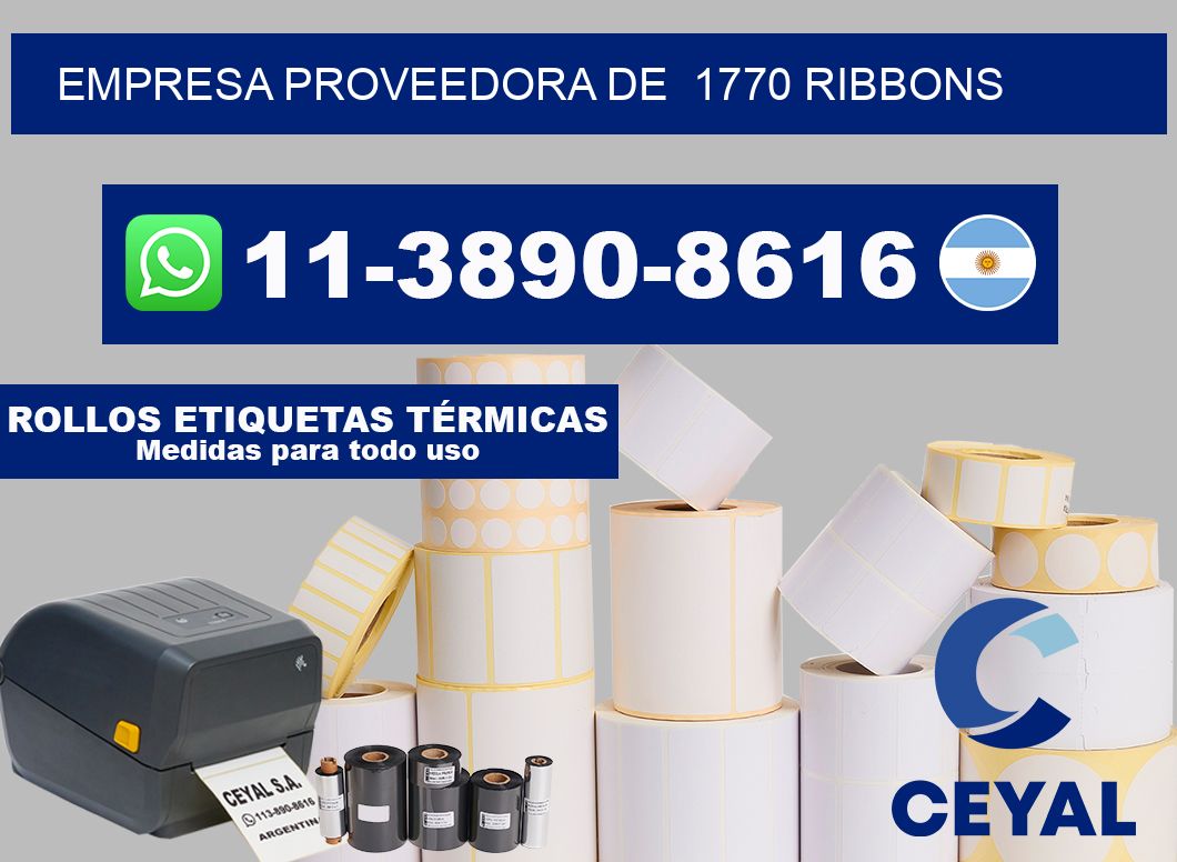 empresa proveedora de  1770 ribbons