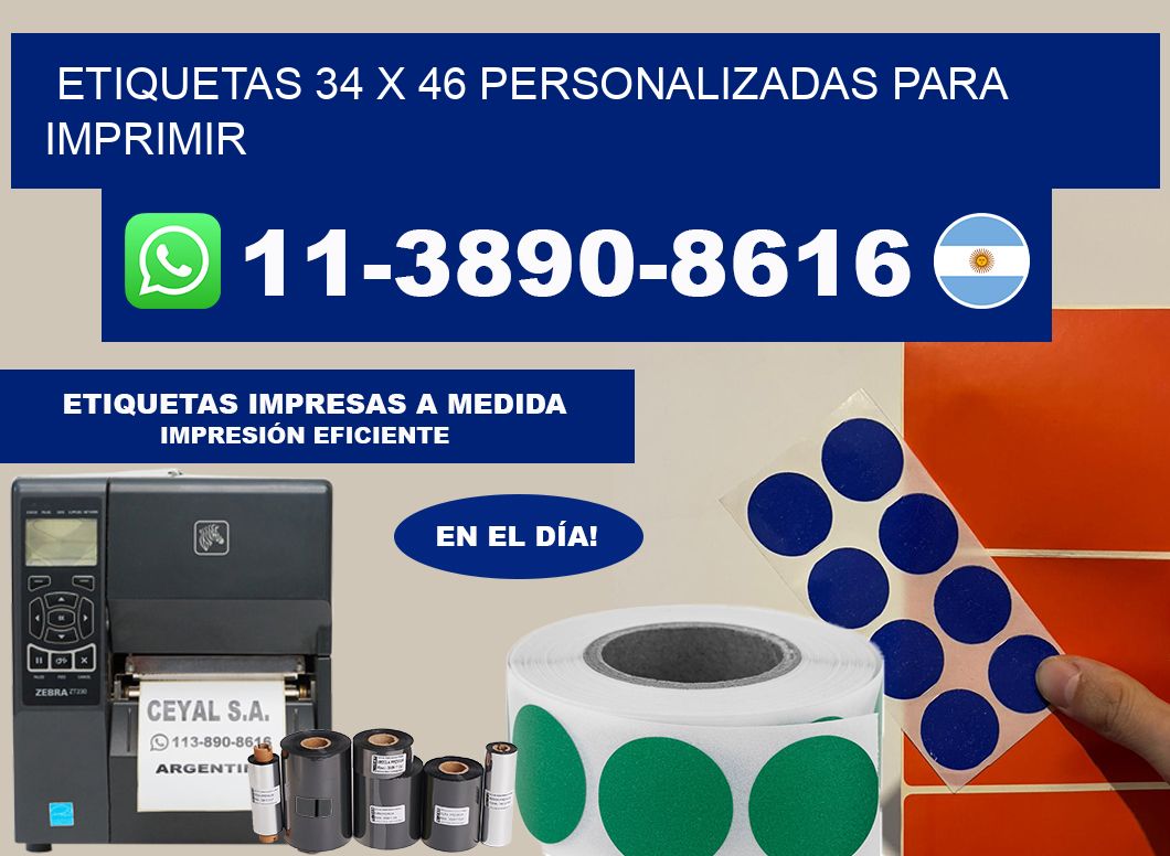 etiquetas 34 x 46 personalizadas para imprimir