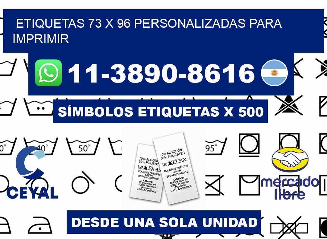 etiquetas 73 x 96 personalizadas para imprimir
