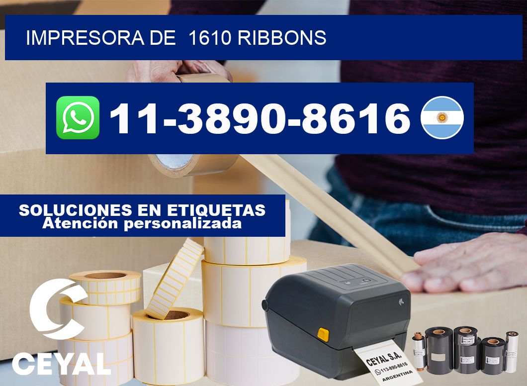 impresora de  1610 ribbons