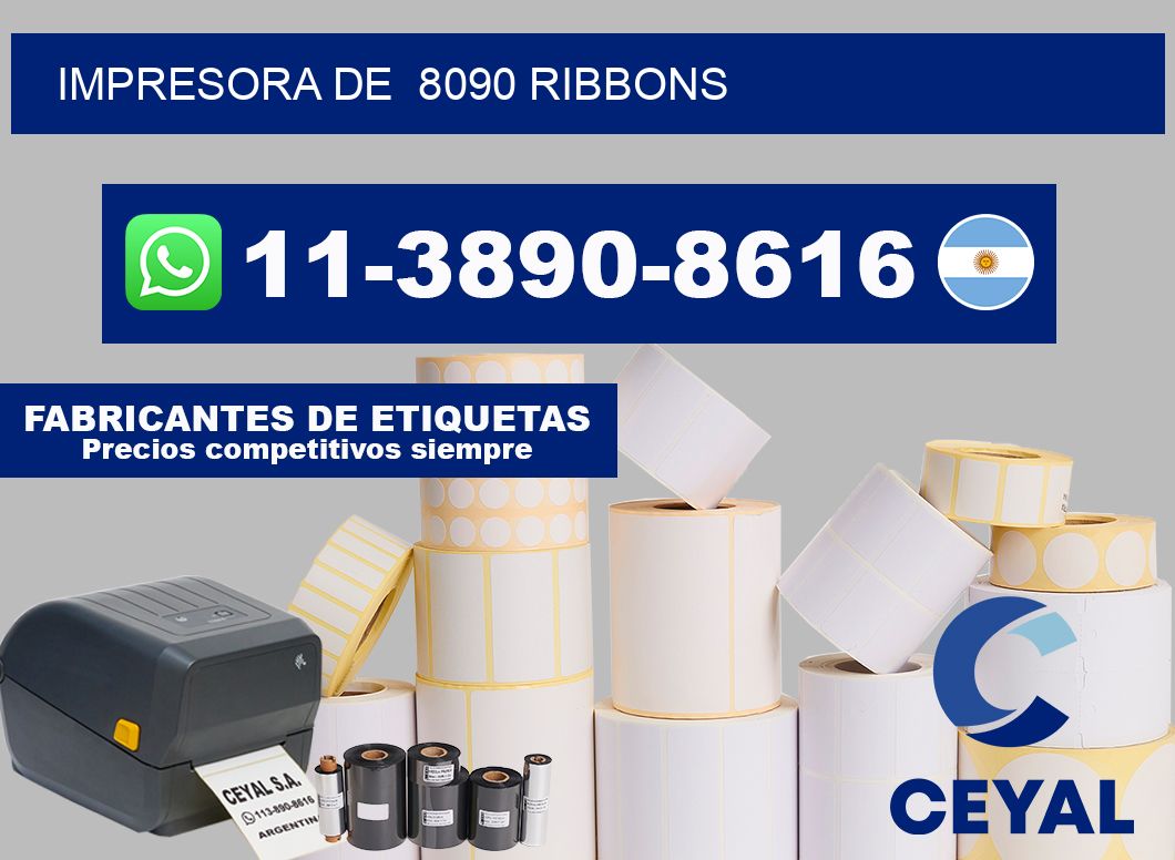 impresora de  8090 ribbons