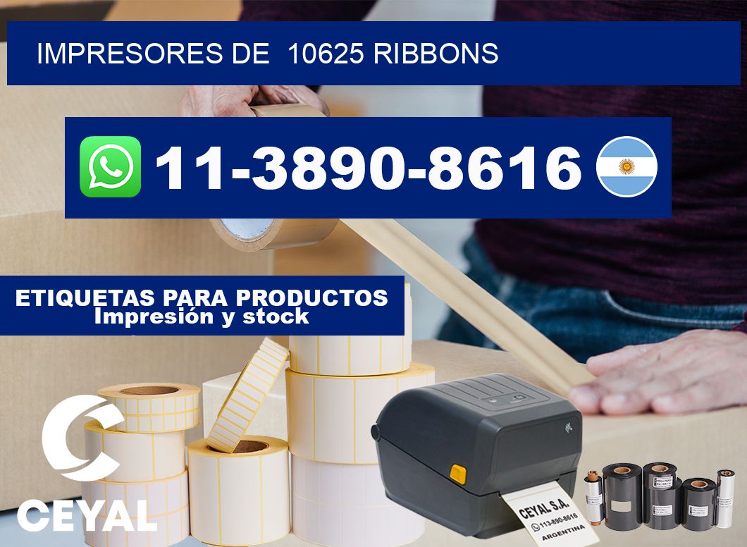 impresores de  10625 ribbons