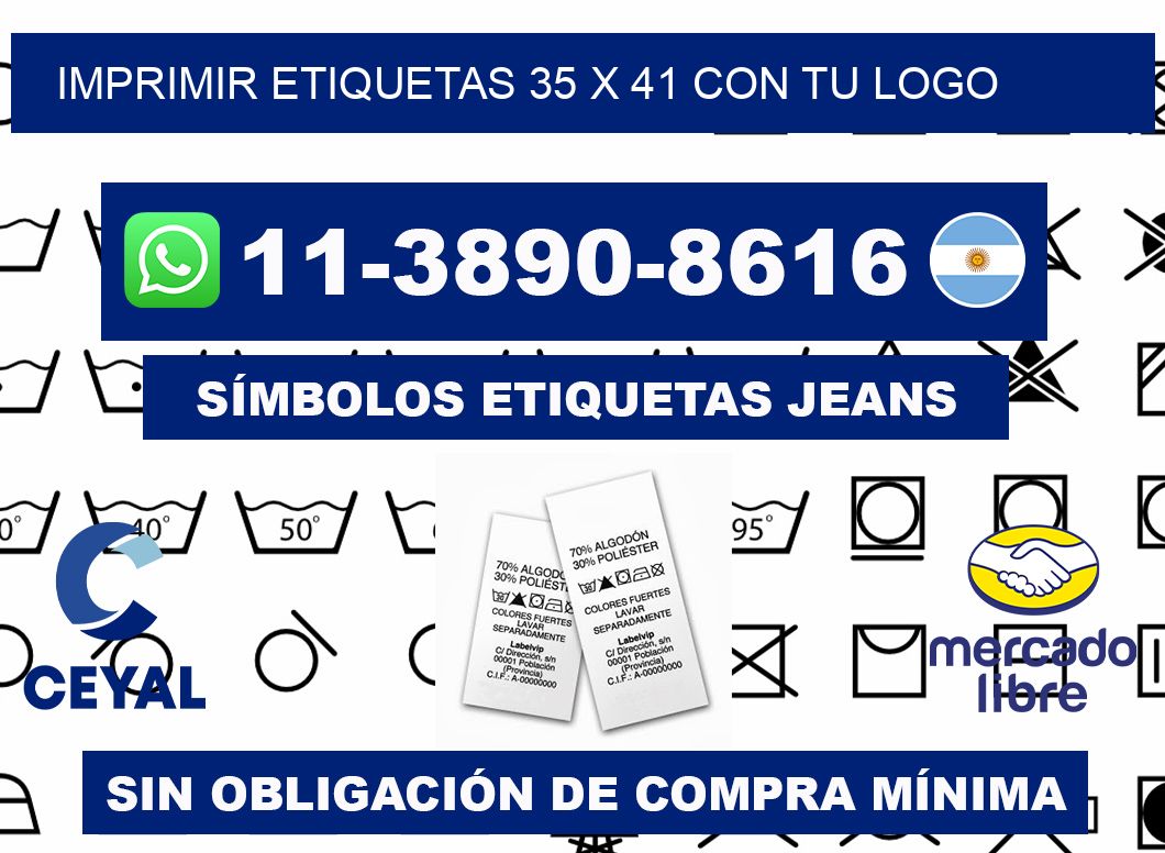imprimir etiquetas 35 x 41 con tu logo