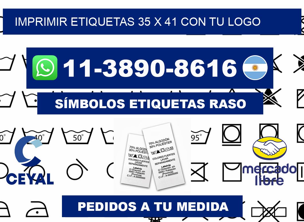 imprimir etiquetas 35 x 41 con tu logo