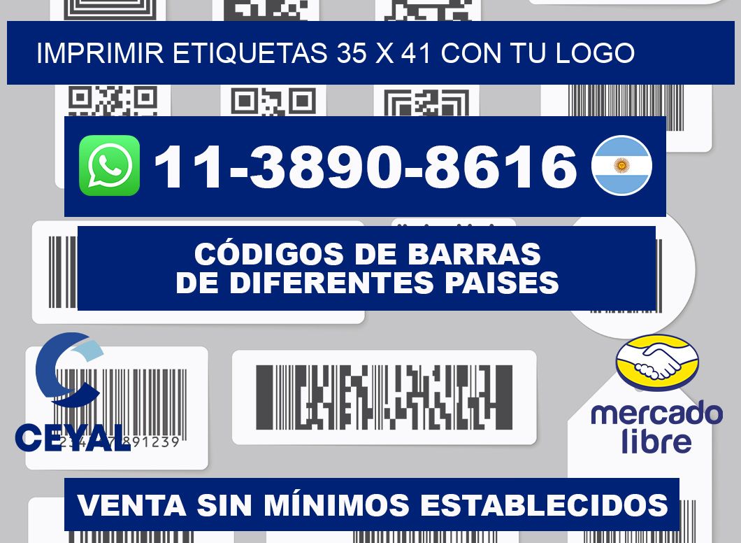 imprimir etiquetas 35 x 41 con tu logo