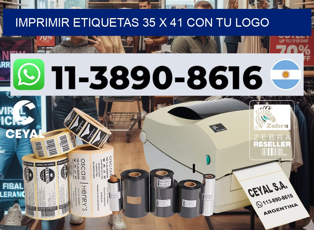 imprimir etiquetas 35 x 41 con tu logo