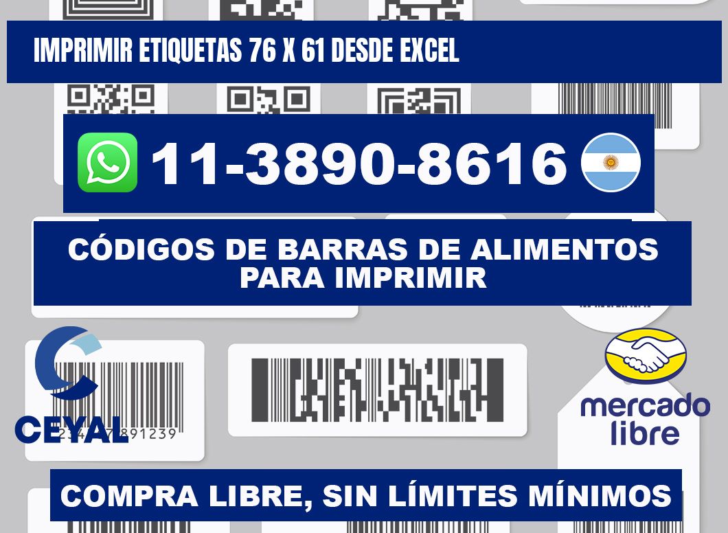 imprimir etiquetas 76 x 61 desde excel