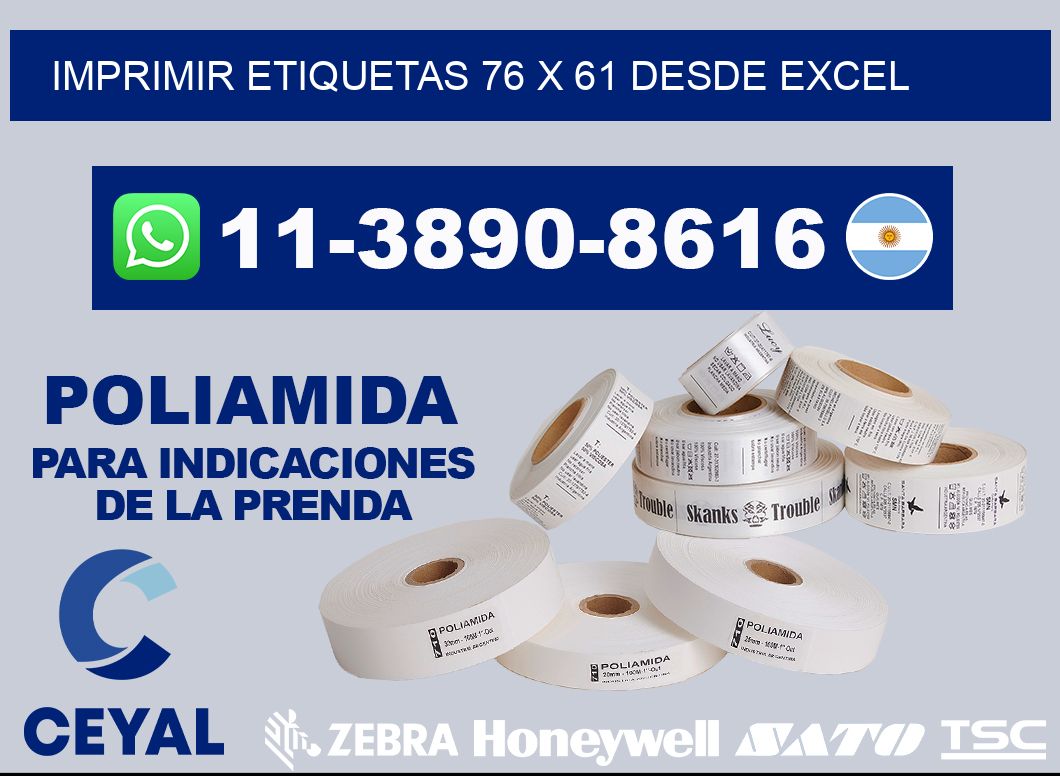imprimir etiquetas 76 x 61 desde excel