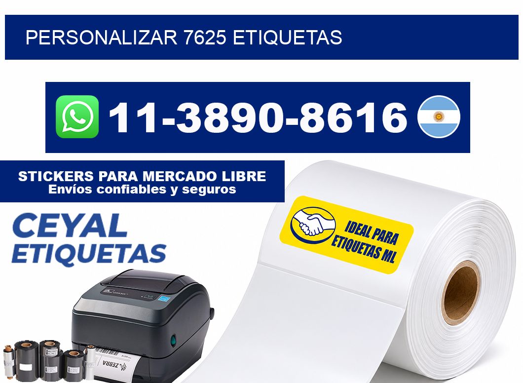 personalizar 7625 etiquetas