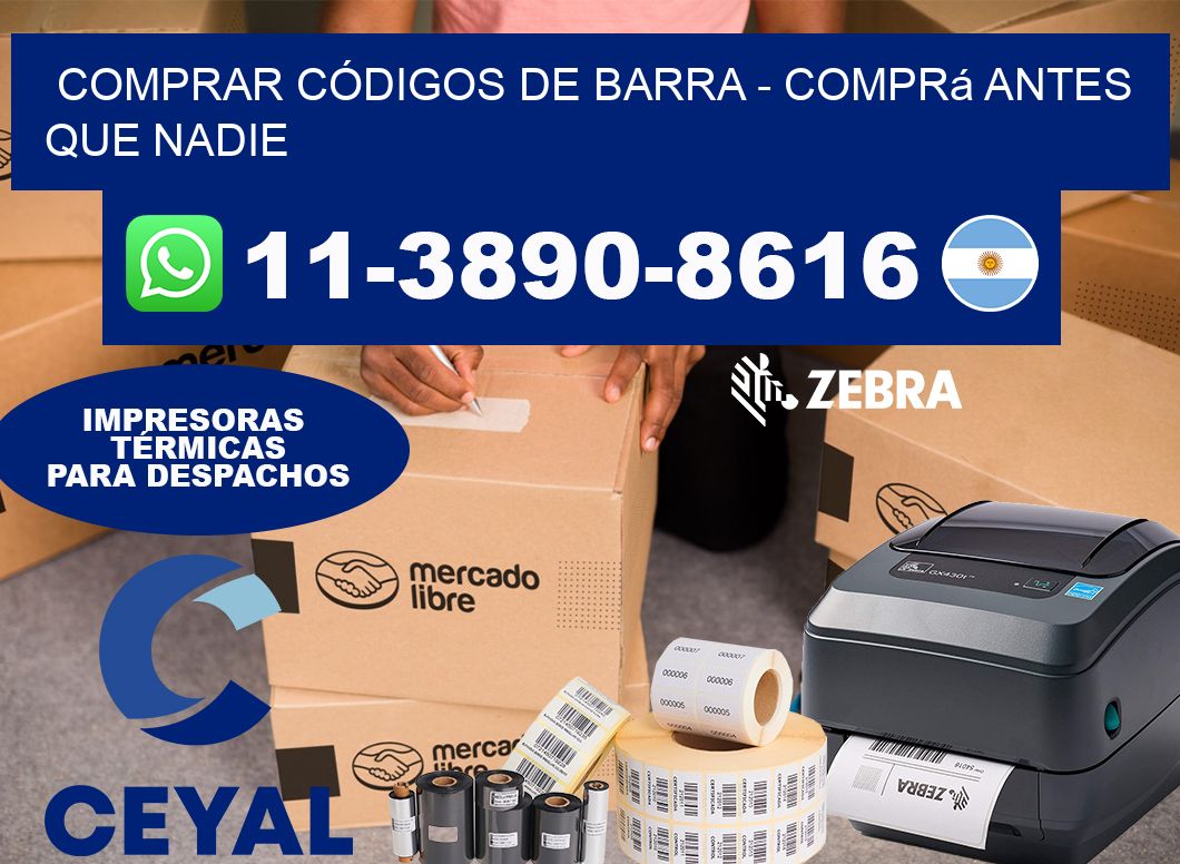 COMPRAR CÓDIGOS DE BARRA - Comprá antes que nadie