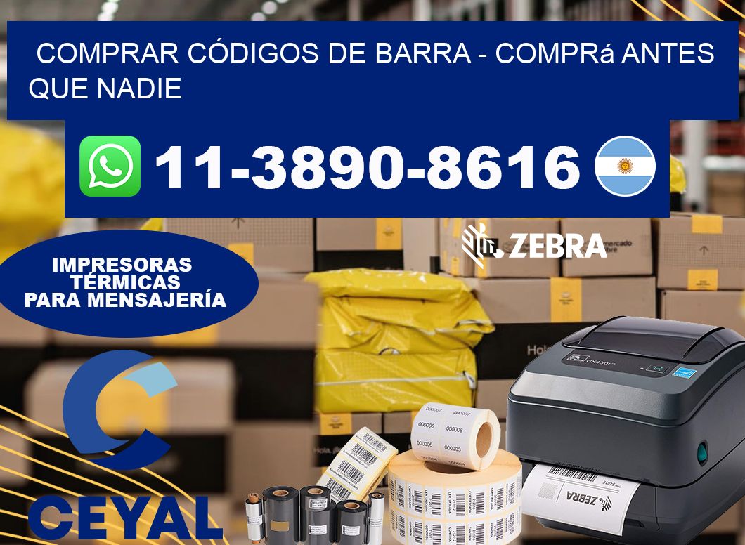 COMPRAR CÓDIGOS DE BARRA – Comprá antes que nadie