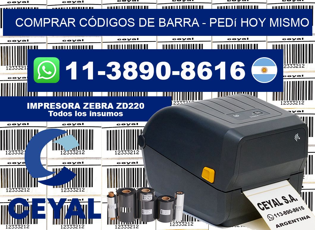 COMPRAR CÓDIGOS DE BARRA - Pedí hoy mismo