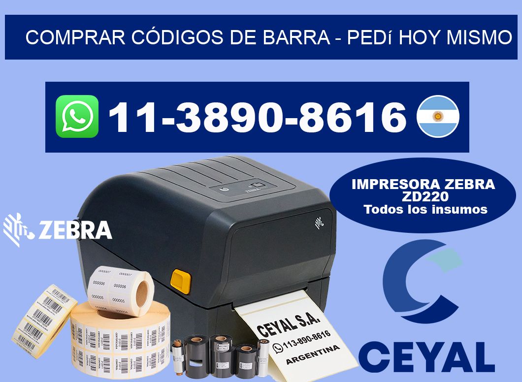 COMPRAR CÓDIGOS DE BARRA - Pedí hoy mismo