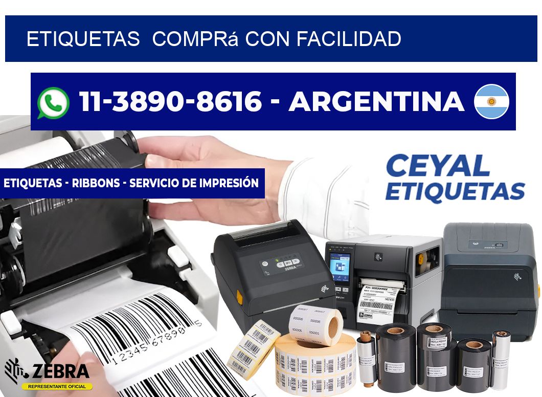 ETIQUETAS  Comprá con facilidad