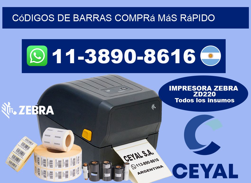 códigos de barras Comprá más rápido