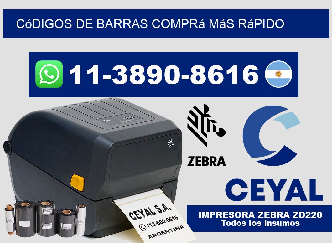 códigos de barras Comprá más rápido