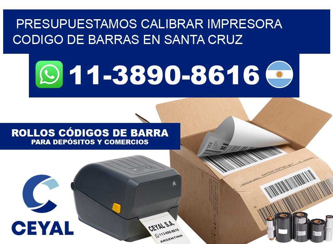 presupuestamos calibrar impresora codigo de barras en Santa Cruz