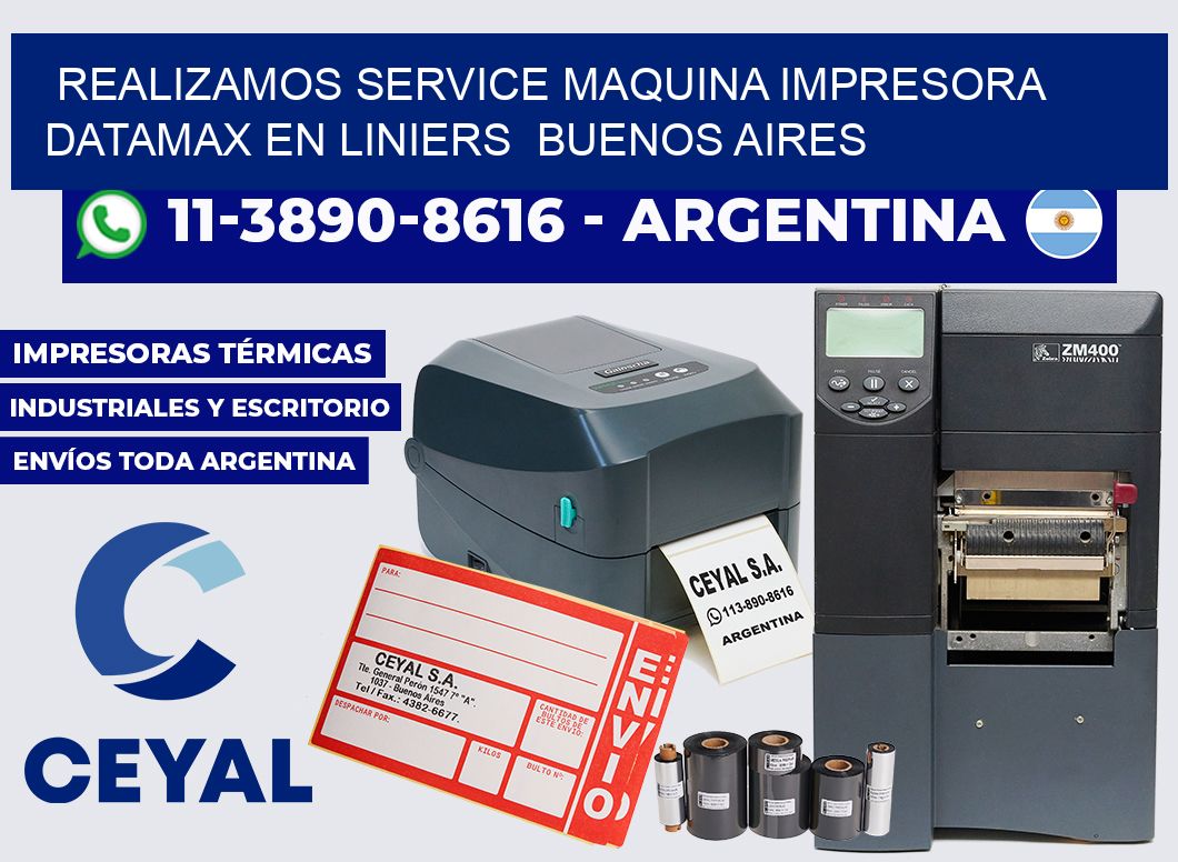 realizamos service Maquina impresora Datamax en Liniers  Buenos Aires