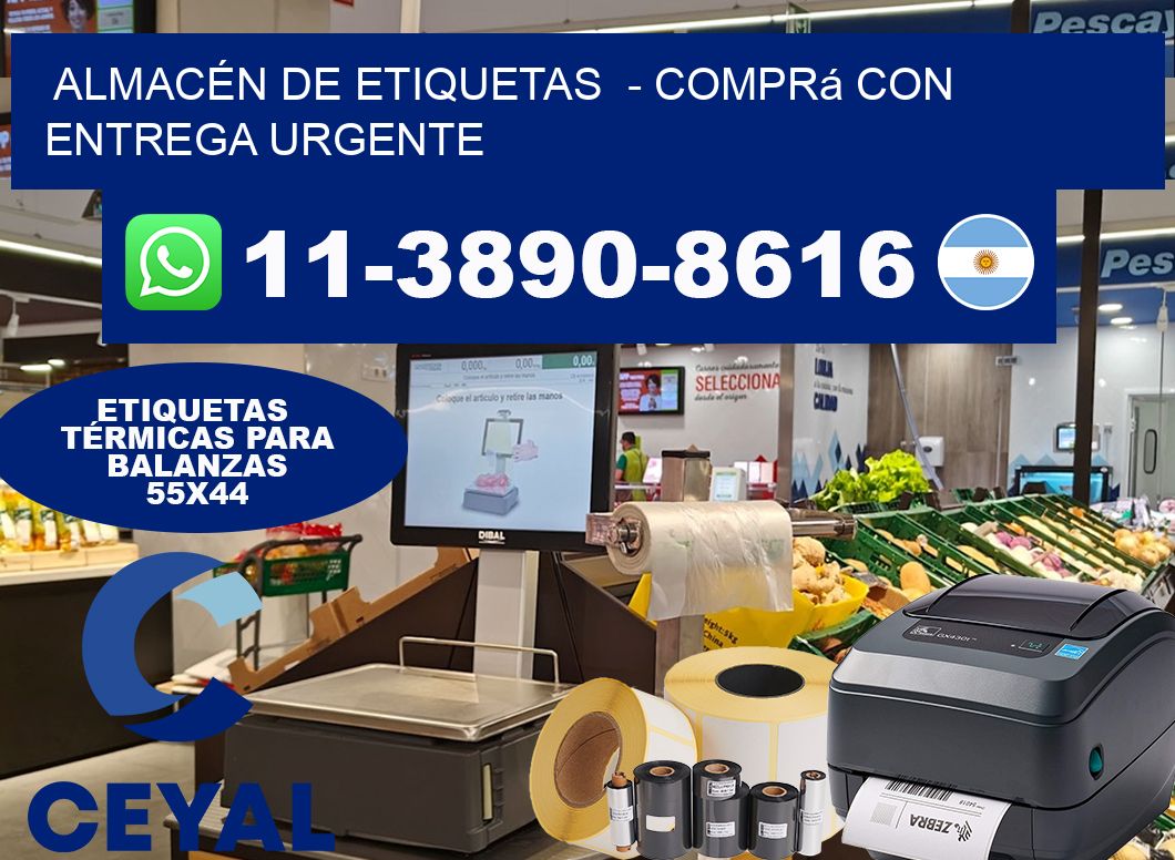 ALMACÉN DE ETIQUETAS  - Comprá con entrega urgente