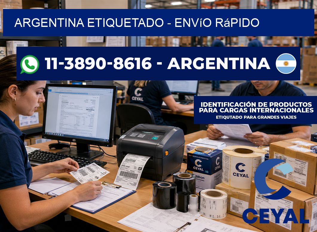 ARGENTINA ETIQUETADO - Envío rápido