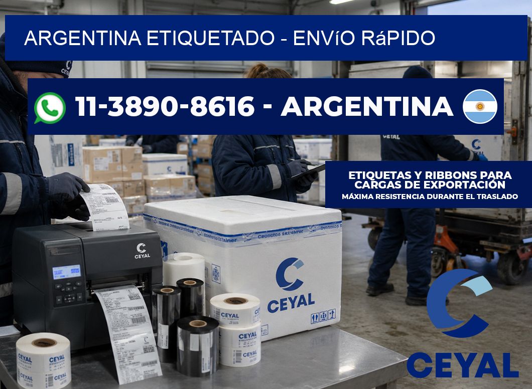 ARGENTINA ETIQUETADO - Envío rápido
