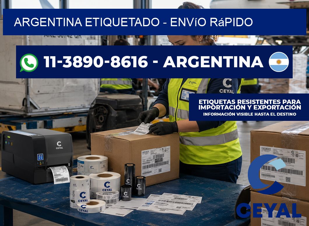 ARGENTINA ETIQUETADO - Envío rápido