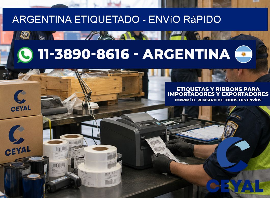 ARGENTINA ETIQUETADO – Envío rápido