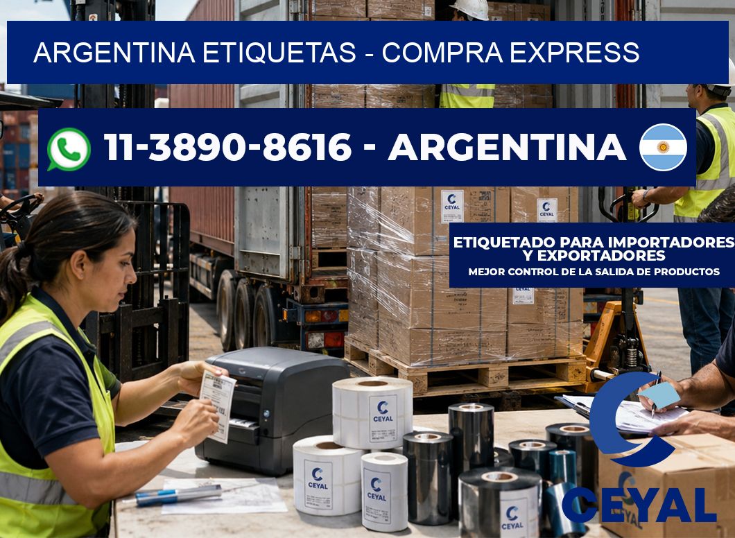 ARGENTINA ETIQUETAS - Compra express