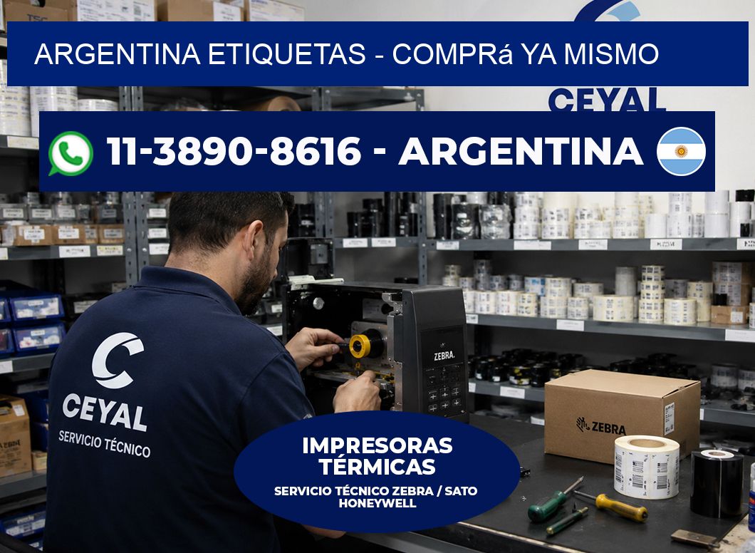 ARGENTINA ETIQUETAS - Comprá ya mismo