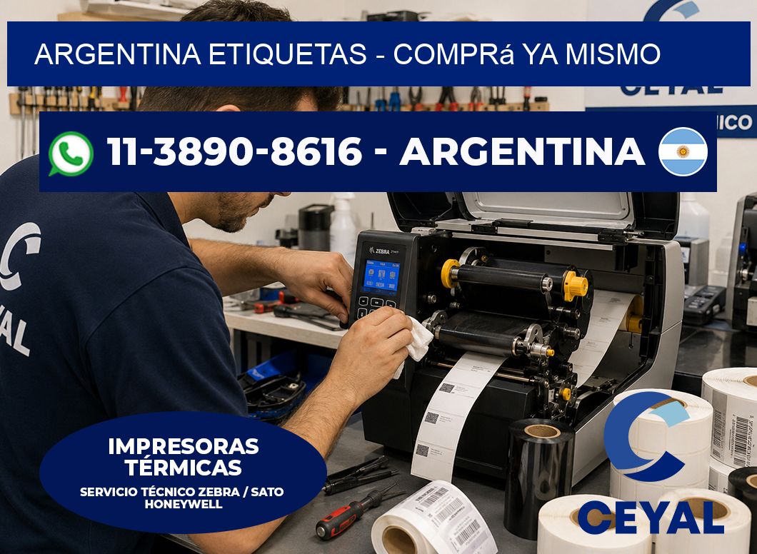 ARGENTINA ETIQUETAS - Comprá ya mismo