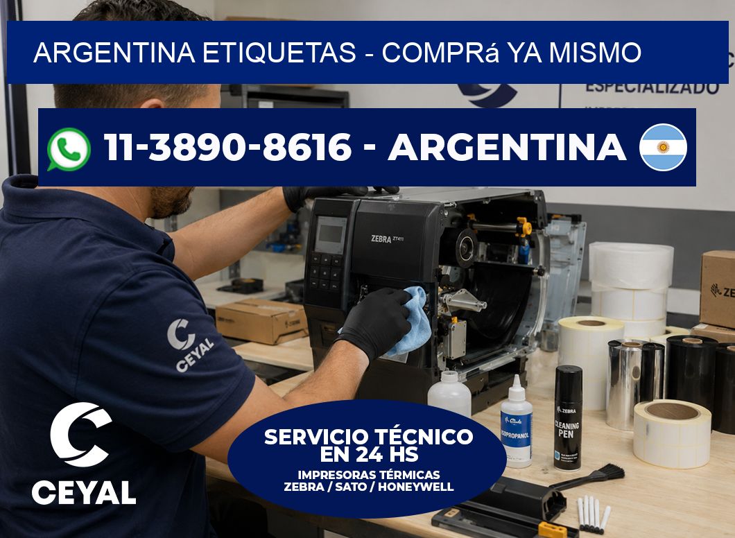 ARGENTINA ETIQUETAS - Comprá ya mismo