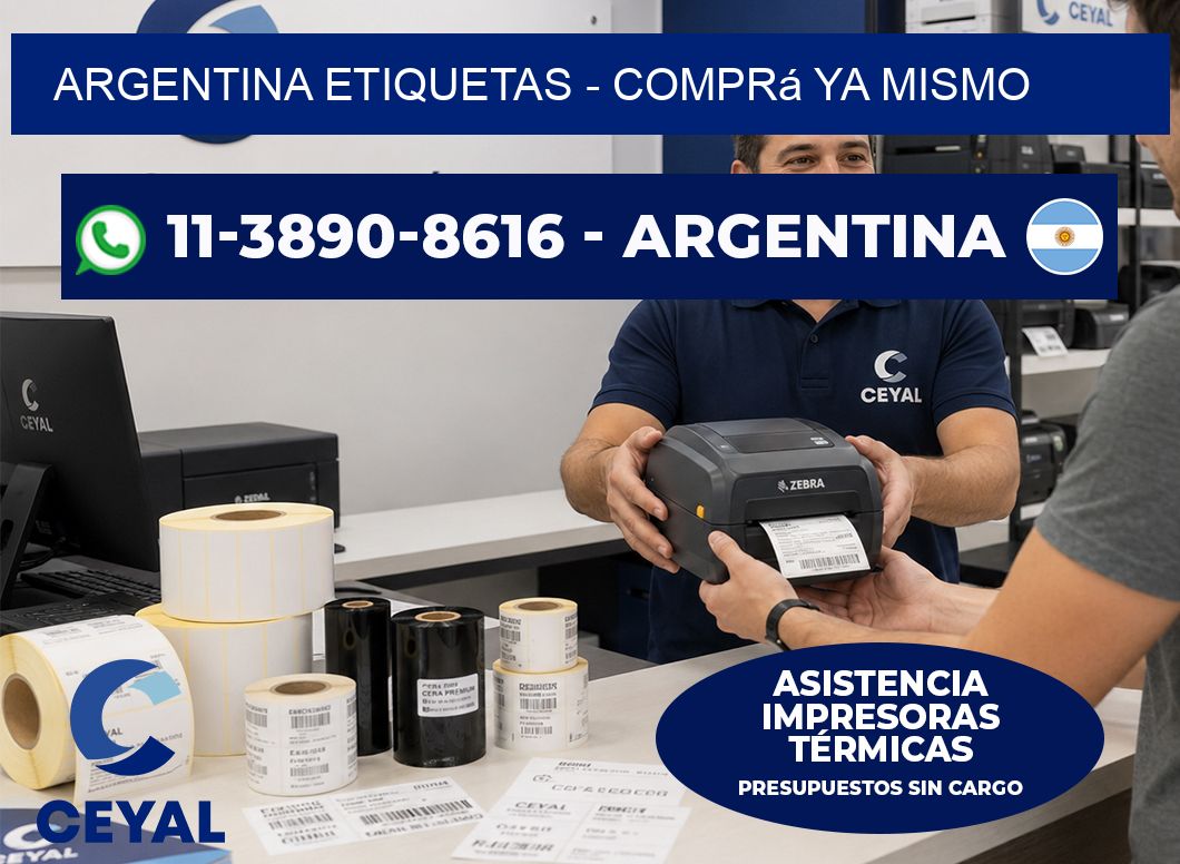 ARGENTINA ETIQUETAS – Comprá ya mismo