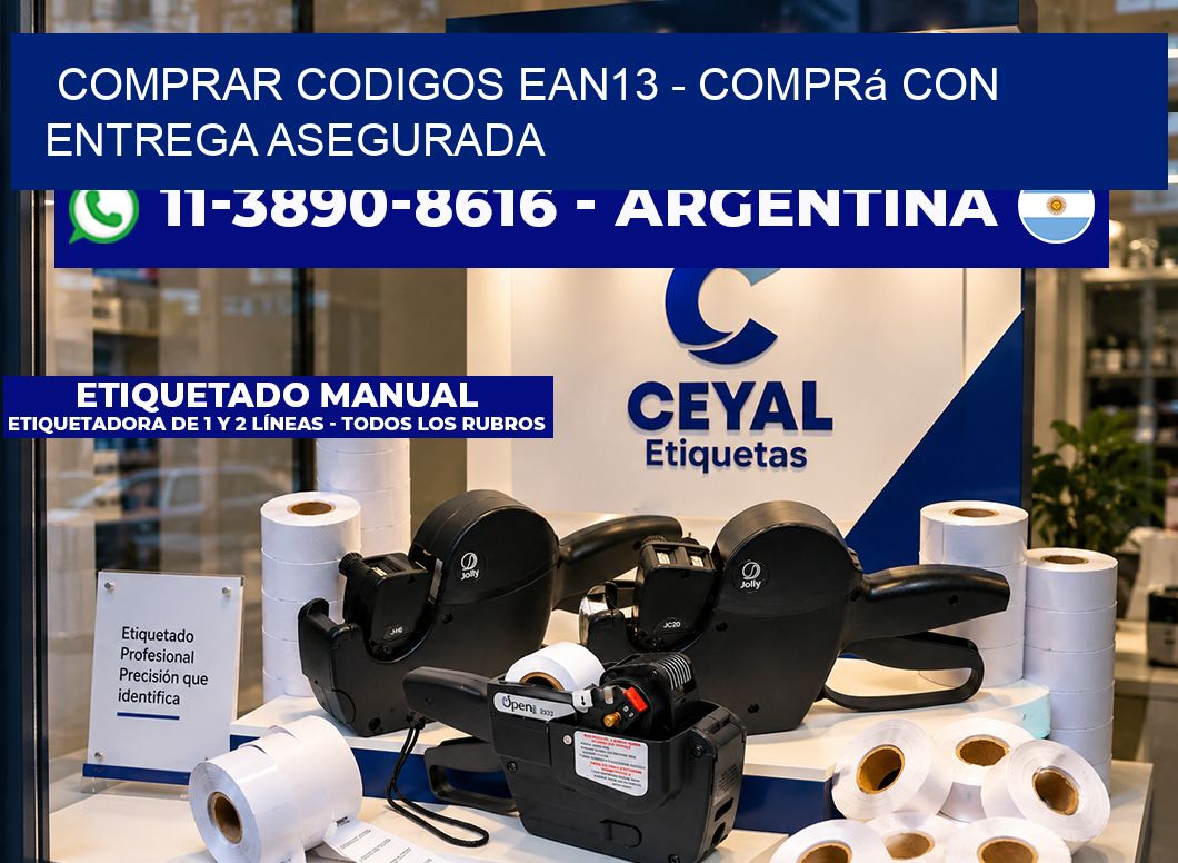COMPRAR CODIGOS EAN13 - Comprá con entrega asegurada