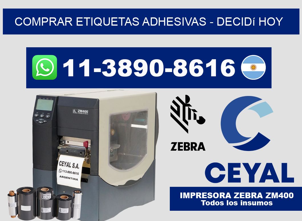 COMPRAR ETIQUETAS ADHESIVAS - Decidí hoy